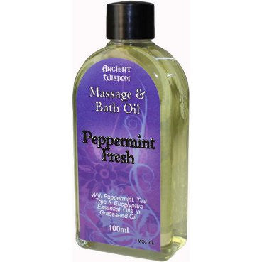 Peppermint Fresh 100ml Massage Oil 100ml-massage-oils