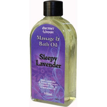 Sleepy Lavender 100ml Massage Oil 100ml-massage-oils ,bathroom-heaven-lavender ,home-comfort-relaxing-lavender