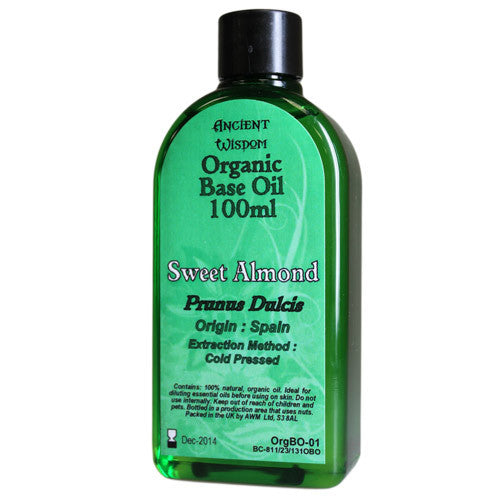 Sweet Almond 100ml Organic Base Oil organic-base-oils