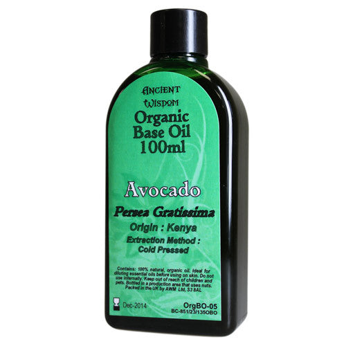 Avocado 100ml Organic Base Oil organic-base-oils