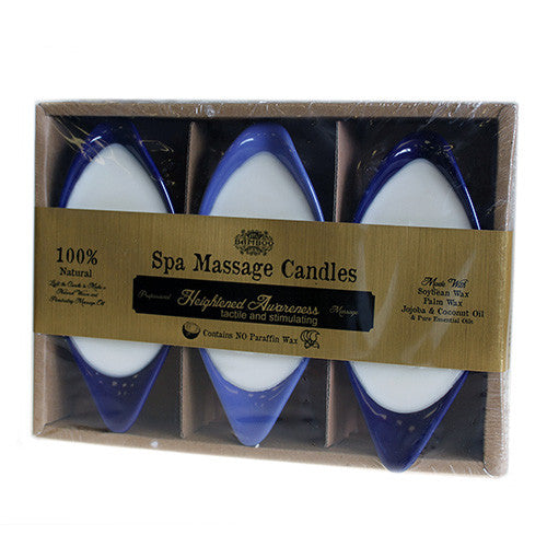 Massage Candles - Heightened Awareness (pack of 3) 100ml-massage-oils ,spa-massage-candles
